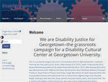 Tablet Screenshot of disabilityjusticegu.com